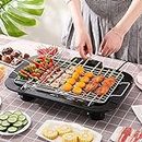 Calyrex Electric Barbecue Grill 2000W - Table Grill, 5 Adjustable Temperature with Overheat Protection - Space Saving, Detachable Heating Element