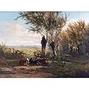 Bilders Meadow Oosterbeek Countryside Painting Extra Large XL Wall Art Poster Print