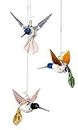 Bulk Buy of Parasol Hummingbird Ornaments, Assorted Colors