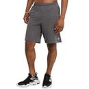 Champion Men's Jersey Short with Pockets, Granite Heather, 4X-Large