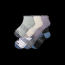 Women's Ankle Compression Socks 6-Pack - Lavender Solids Mix - Large - Bombas