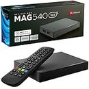 MAG 540w3 Original Linux 4K IPTV Set Top Box with Built-In DUAL WiFi 5G (802.11ac 2T2R) Internet TV IP Receiver HEVC 4K HDR 540 UHD UK Plug MAG540w3