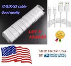 lot USB Charger Cable Cord For iPhone 12 11 PRO XR X XS MAX 8 7 6 6S 5 PLUS SE