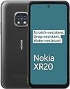 Nokia XR20 Dual-SIM 128 GB ROM + 6 GB RAM (nur GSM, ohne CDMA), werkseitig entsperrtes 5G Smartphone (Granit) – Internationale Version