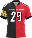 Half & Half Football jerseys - Customize Your Own Any Two Team  Jerseys