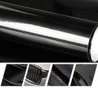 Carbon film car film carbon car black gloss shiny - 5D (19EUR/m2)