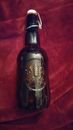 Grolsch Embossed Amber Brown Glass Beer Bottle