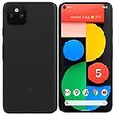 INSAEIGY Google Pixel 5-5G Android Phone - Water Resistant - Unlocked Smartphone with Night Sight and Ultrawide Lens - Just Black (Reacondicionado)