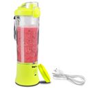 Portable USB Mini Blender for Smoothies and Shakes with Leakproof Lid, Yellow