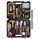 SOLUDE Tool Set,148-Piece Home Repair Tool Kit for Men Women College Students,Household Basic Hand Tool Sets with Case for Home Maintenance & DIY Projects