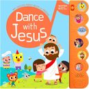 Libros de sonido de baile con Jesucristo para niños pequeños de 1 a 3 años | musicales y religiosos |