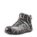 Terra Men's Venom Mid Cut Work Shoe, Black, 8 M US