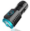 Linist Mini Flashlight, 2000 Lumens, Rechargeable Compact LED Flashlight, Lightweight Pocket Sized EDC Flashlight for Camping, Hiking, Torch for Outdoor