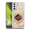 Head Case Designs Officially Licensed Harry Potter The Marauder's Map Prisoner of Azkaban II Soft Gel Case Compatible with Samsung Galaxy S21 5G