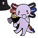 Animal Pins,Axolotl Pins for Bags - Axolotl Enamel Pin Accessories with Safety Backing, Clothes Shoes Decors for Women Girls Teens Ladies Puchen