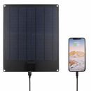 Cargador solar portátil para teléfonos, bancos de energía y baterías de automóviles 20W 18V 5V 12V