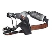 GunAlly Premium Chest Leather Holster for Pistol Colt .45 1911, TT30
