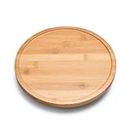 Prosumer's Choice Bamboo Lazy Susan Spinning Organizer Turntable - 10x10-Inch Revolving Condiment and Spice Rack - Multipurpose Rotating Bamboo Wood Organizer for Kitchen Countertop or Bathrooms
