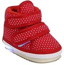CHIU Unisex-Baby's Red Closed Toe Shoes -18-21 Months