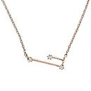 PAVOI 14K Gold Plated Astrology Constellation Horoscope Zodiac Necklace 16-18", Rose Gold, taurus