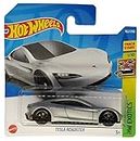 Hot Wheels - Tesla Roadster - HW Exotics 1/10 - HCV04 - Short Card - Track Stars - Silber metallic - Mattel 2022