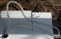 Manguera de drenaje de bucle alto para lavavajillas GE con pieza de abrazadera # WD24X29378
