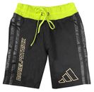 Adidas Men's Daniel Patrick & James Harden 3-Stripes Shorts � Black/Solar Yellow