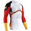 X-Bionic Unisex Shirts Energy Accumulator 4.0 Patriot Turtle Neck Long Sleeves Germany, Unisex_Adult, Shirts, EA-WT46W19M-T024-S, Germany, S