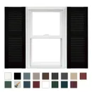 Mid America Open Louver Vinyl Shutters 12in. Wide (1 Pair)
