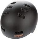Mongoose Urban Youth/Adult Hardshell Helmet for Scooter, BMX, Cycling and Skateboarding, Mens and Womens, Kids 8+ Years Old, Black/Orange, Medium/56-59cm