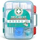 General Medi 420 Pieces Professional First Aid Kit - HardCase First Aid Box - Contains Premium Medical Supplies for Travel, Home, Office, Vehicle, Camping, Workplace & Outdoor