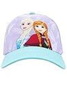 Disney Frozen Cap | Sommer Basecap Kinder Mädchen | ELSA Sonnenhut Mädchen | Offiziell Frozen Sonnenmütze | Lila Einheitsgröße