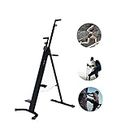 ROLTIN Vertical Climber Machine Exercise Bike Folded Full Body Cardio Exercise Equipment-LCD Timer- Adjustable Height- for Home Office Gym Fitness