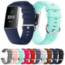 For Fitbit Charge 3 4 Strap Band Wristband Watch Replacement Silicone Band UK