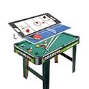 Pool Billiards,3-in-1 Multi Arcade Competition Game Table Set, with Table Tennis, Air Hockey, for Leisure Sports Game Room Arcade Table Games