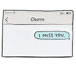FTH FTH Text Enamel Pin to President Barack Obama I Miss You.Perfect Statement Pin for Democrat Jacket Lapel or Book Bag