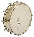Saraswathi Snare Drum/School Band Marching Side Drum with Sticks/Hand Percussion Musical Instrument, Brass
