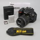 Nikon D5600 24.2 MP Digital SLR Camera Black (Kit with 18-55mm Lens) 150 Clicks