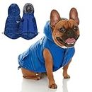 Reebok Dog Puffer Jacket - Waterproof Dog Vest with Hoodie, Dog Winter Clothes for Small, Medium, and Large Dogs, Premium Windproof Dog Snow Jacket Perfect for Cold Weather,