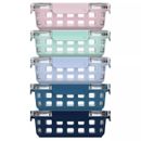 10pc Meal Prep Food Storage Container Set Pastels