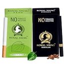 ROYAL SWAG Ayurvedic & Herbal Cigarettes 100% Tobacco-free and Nicotine-free PAAN, Regular Flavour (20 Sticks) | Made with 100% Natural Ingredients - Made in India