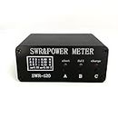 HUIOP SWR Meter SWR-120 1.8 MHz-50 MHz 0.5 W-120 W Misuratore di Onde stazionarie Display Digitale OLED SWR HF Misuratori di Onde Corte Misuratore di Potenza Watt
