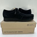 Clarks Men's Wallabee EVO Black Suede Free Shipping 261 72820 Size 9 New