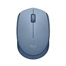 Logitech M171 Wireless Mouse for PC, Mac, Laptop, 2.4 GHz with USB Mini Receiver, Optical Tracking, 12-Months Battery Life, Ambidextrous - Grey