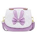Suerico Cute Girls Purse Handbag Mini Cartoon Casual Messenger Shoulder Crossbody Bags (Purple)