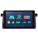 XTRONS Android Car Stereo for BMW E46 M3 Rover75 MG ZT, 9 Inch Octa Core Car Radio 4G LTE 5GHz WiFi, IPS Touch Screen GPS Navigation for Car Bluetooth Head Unit DSP Car Play Android Auto Split Screen