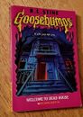 Primera edición escolástica 1992 libro R.L. Stine Goosebumps Welcome To Dead House 