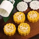 Moon Cake Mold Stamp Mid-Autumn Festival Hand Press Flower Mould Bake DIY Tools.