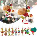 2022 Feliz Navidad Grinch Adornos Navidad Árbol Figura Colgante Decoración