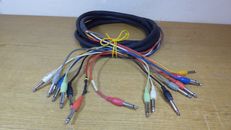 8 Channel 1/4" to 1/4" Patch Cable Snake, 12ft